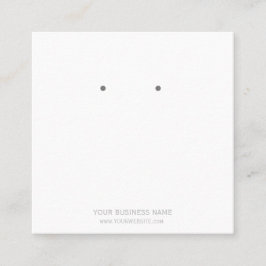 Tarjetas de visualización de jewelry Earring perso