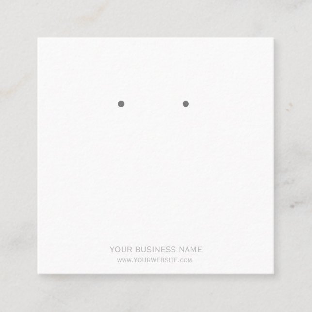 Tarjetas de visualización de jewelry Earring perso (Anverso)