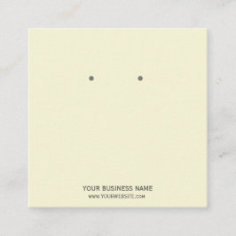 Tarjetas de visualización de jewelry Earring perso