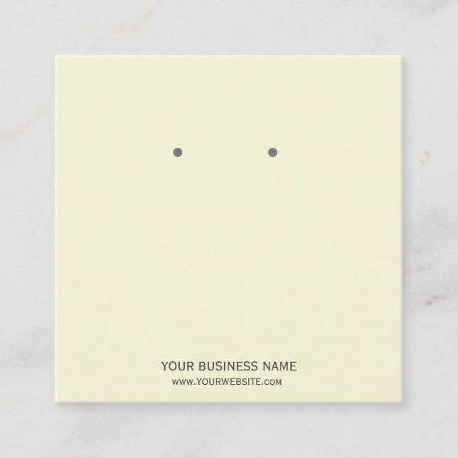 Tarjetas de visualización de jewelry Earring perso (Anverso)