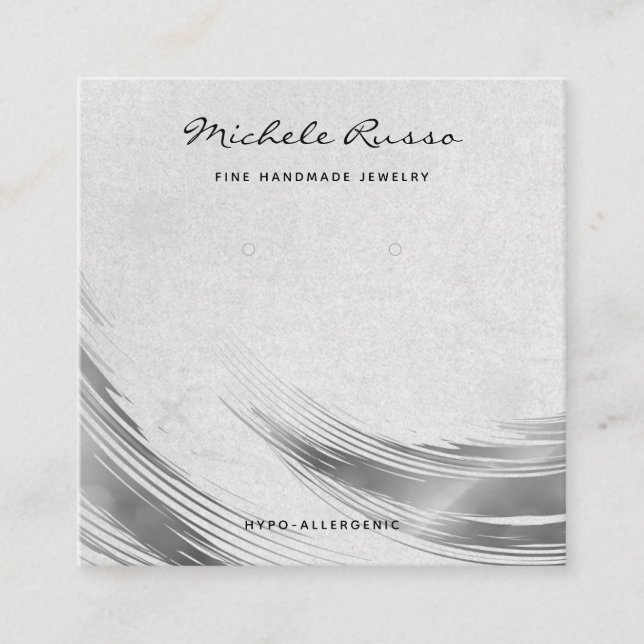 Tarjetas de visualización de joyas de código QR fi (Anverso)