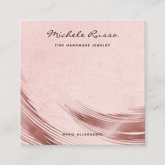 Tarjetas de visualización de joyas de código QR he (Anverso)