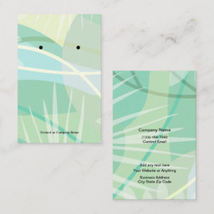 Tarjetas de visualización de joyas florales tropic