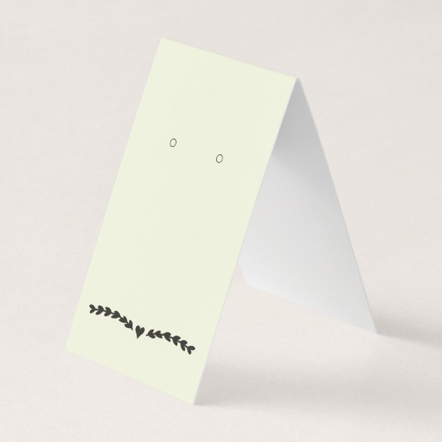 Tarjetas de visualización de joyas plegadas person (Anverso)