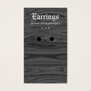 Tarjetas de visualización de joyas roble madera ne