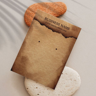 Tarjetas de visualización de joyas y de papel quem