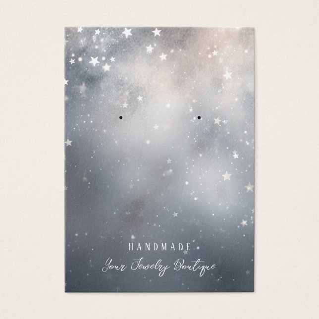 Tarjetas de visualización de joyería de las estrel (Frente)