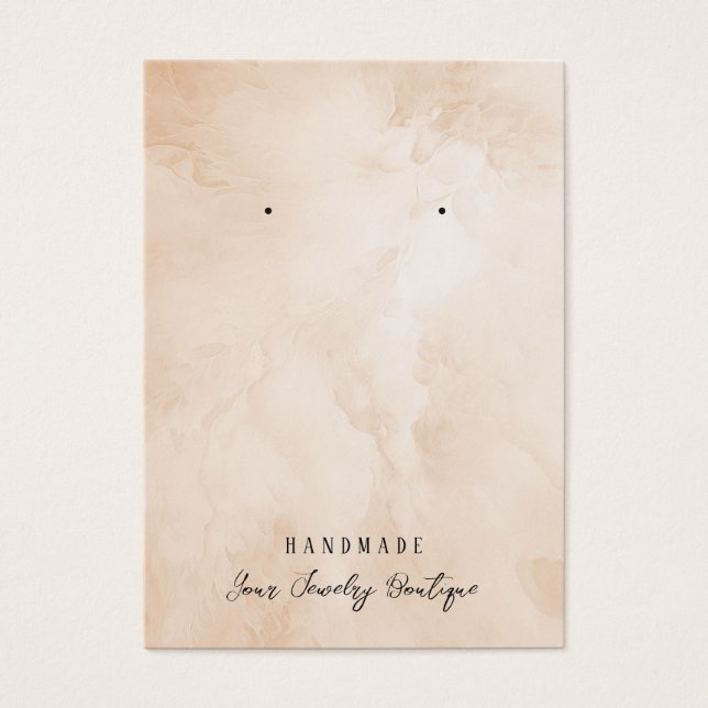 Tarjetas de visualización de joyería de resumen de (Frente)