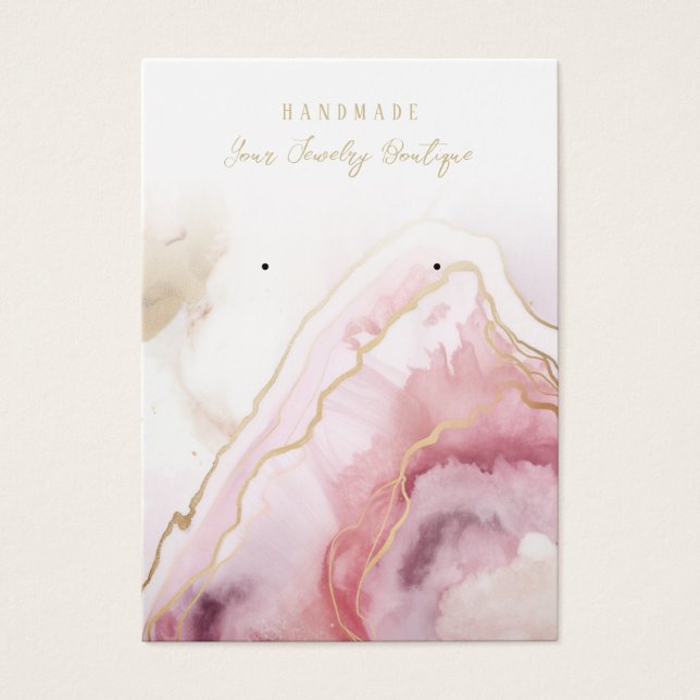 Tarjetas de visualización de la agarradera de oro  (Frente)