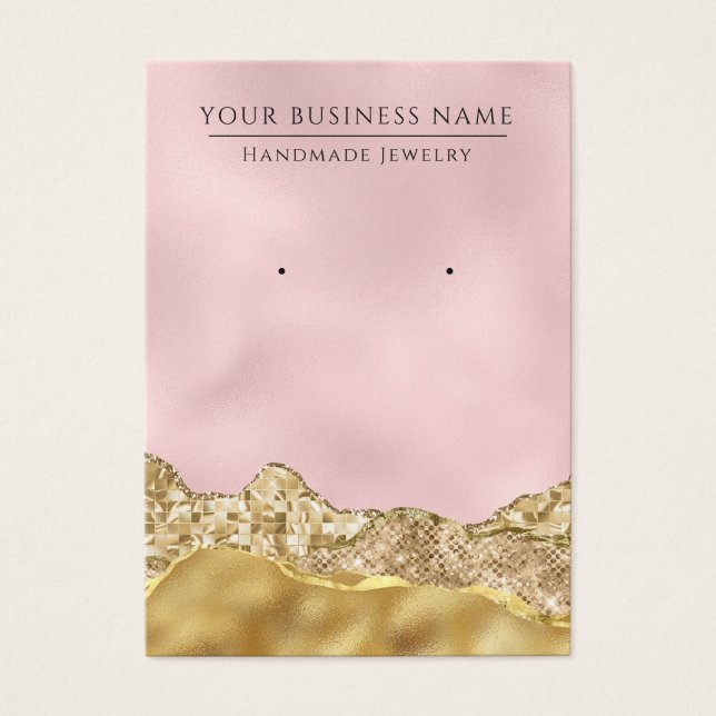 Tarjetas de visualización de la ganancia de oro ro (Frente)