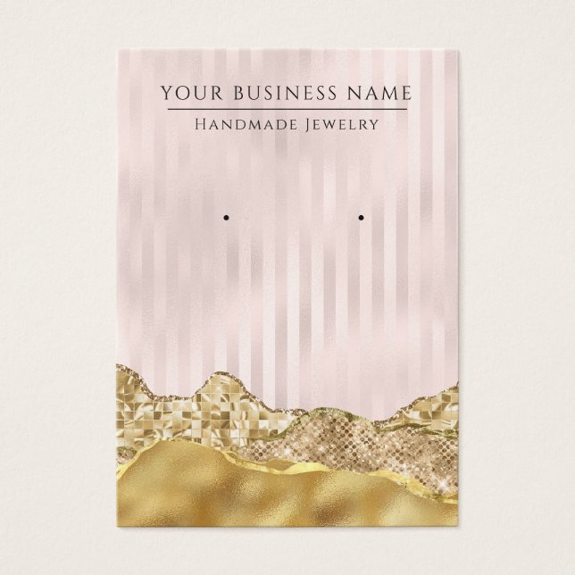 Tarjetas de visualización de la ganancia de oro ro (Frente)
