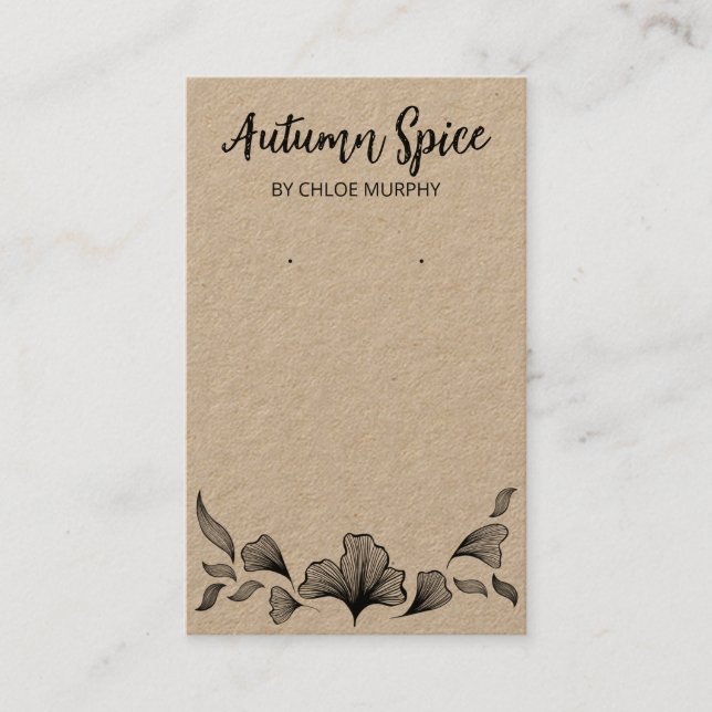 Tarjetas de visualización de la hoja de Ginko Deli (Anverso)