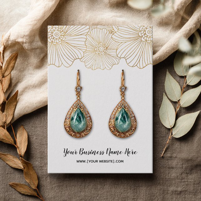 Tarjetas de visualización de las flores de oro (Subido por el creador)