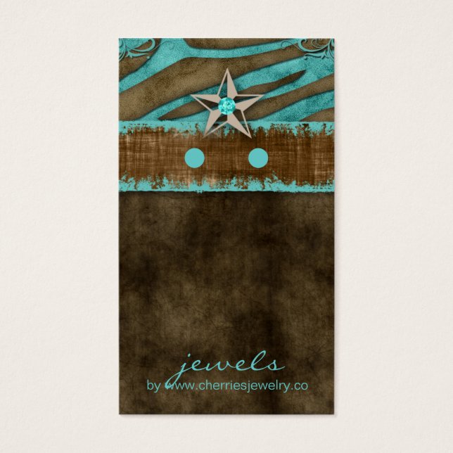 Tarjetas de visualización de tierra Cute Cebra Sta (Frente)