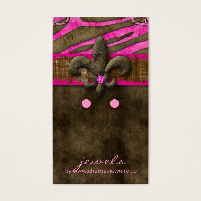 Tarjetas de visualización de tierra Cute Zebra Fle (Frente)