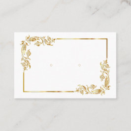 Tarjetas de visualización del marco "Gold" barroco