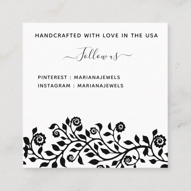 Tarjetas de visualización elegantes y simples de g (Reverso)