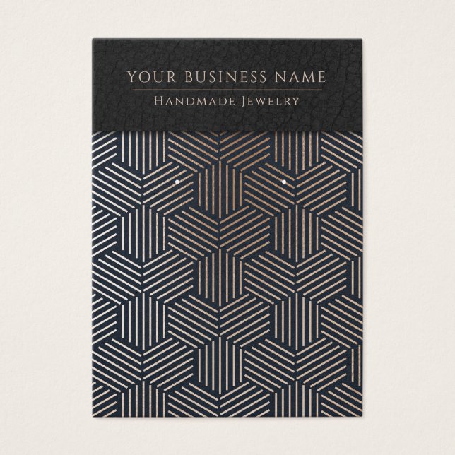 Tarjetas de visualización geométricas de Rosa de o (Frente)