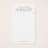 Tarjetas de visualización modernas de collares bla