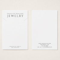 Tarjetas de visualización modernas de collares bla
