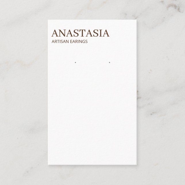 Tarjetas de visualización modernas de los recorrid (Anverso)