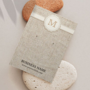Tarjetas de visualización monogramo de raspado