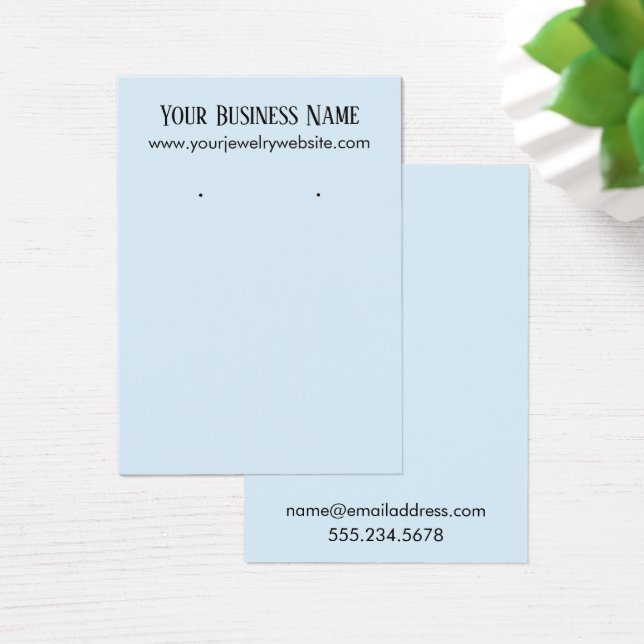 Tarjetas de visualización simples del soporte azul (Escritorio)