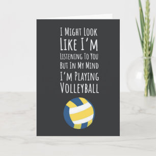 Tarjetas de Voleibol Deporte Atleta Equipo Jugador