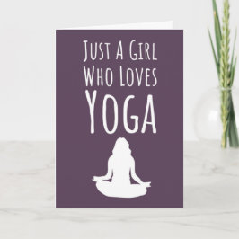 Tarjetas De Yoga Rosadas Guay Para Chicas Para Ell