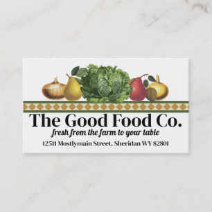 Tarjetas del abastecimiento del cocinero de la