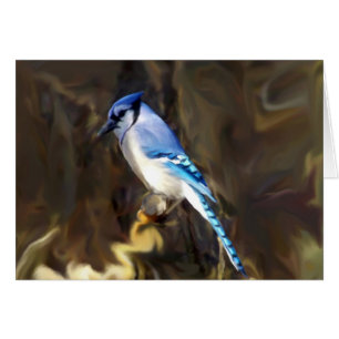 Tarjetas del arrendajo azul