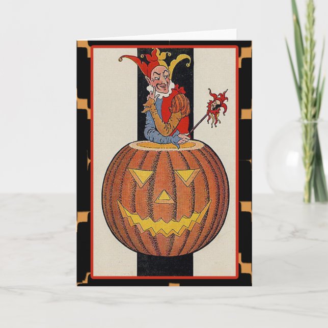 Tarjetas del arte de Halloween del Victorian del (Anverso)