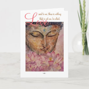 Tarjetas del arte de la acuarela de Buda de la