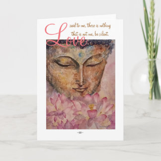 Tarjetas del arte de la acuarela de Buda de la