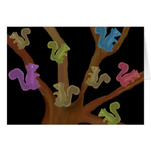 Tarjetas del asilo de la ardilla