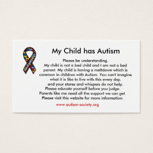 Tarjetas del autismo