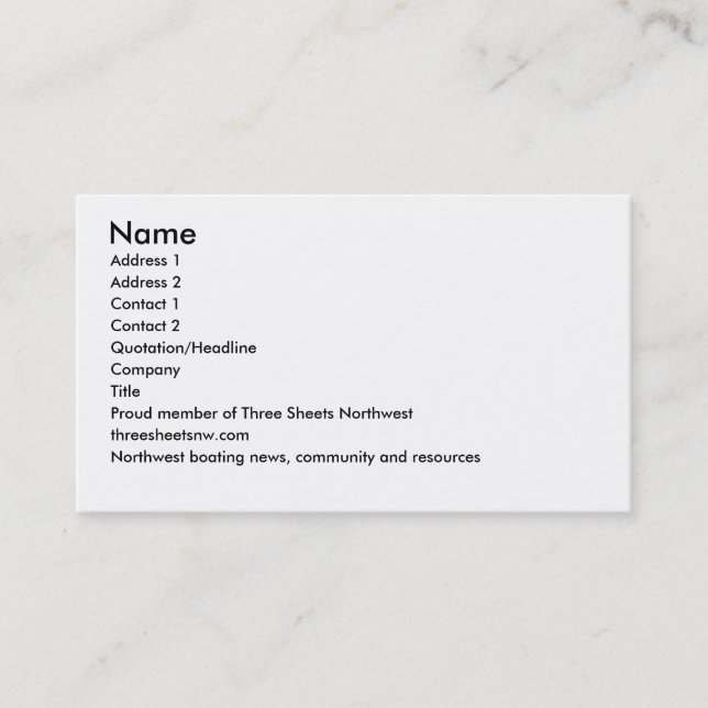 tarjetas del barco (Anverso)