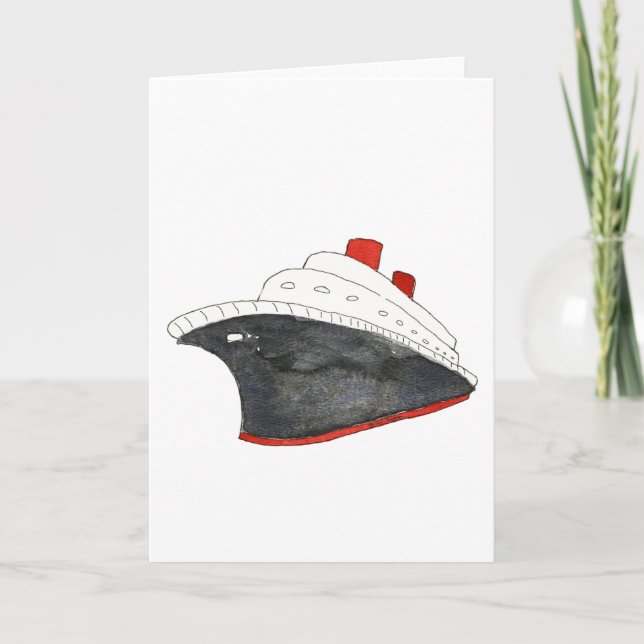 Tarjetas del barco de cruceros (Anverso)