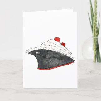 Tarjetas del barco de cruceros