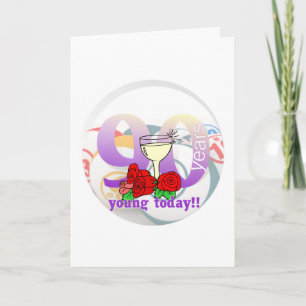 Tarjetas del bingo - 90.o cumpleaños