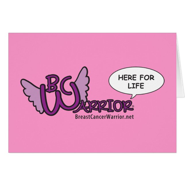 Tarjetas del cáncer de pecho (Anverso (Horizontal))