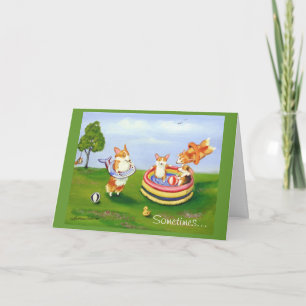 Tarjetas del Corgi Galés del Pembroke