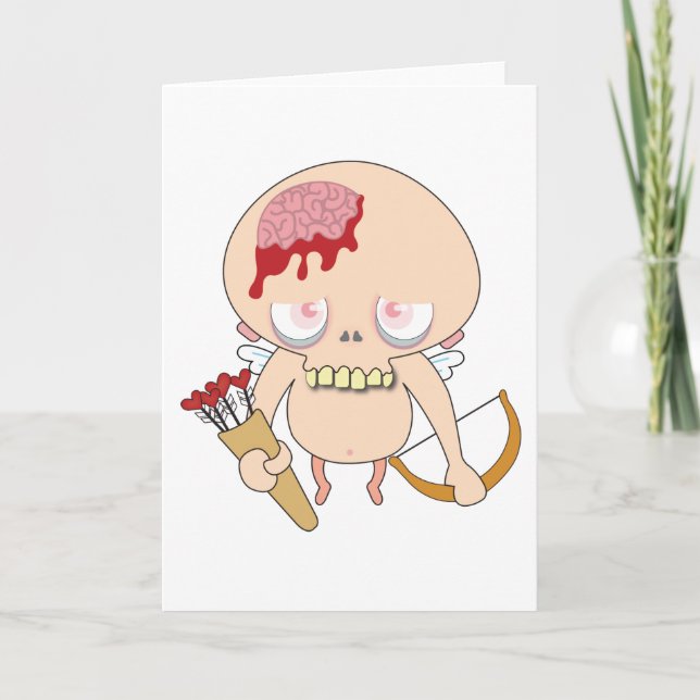 Tarjetas del Cupid del zombi (Anverso)