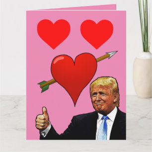 TARJETAS DEL DÍA DE SAN VALENTÍN DE DONALD TRUMP