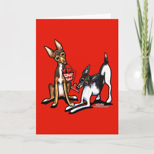 Tarjetas del día de San Valentín de los amores de (Anverso)