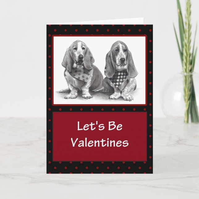 TARJETAS DEL DÍA DE SAN VALENTÍN DE LOS PERROS DE (Anverso)