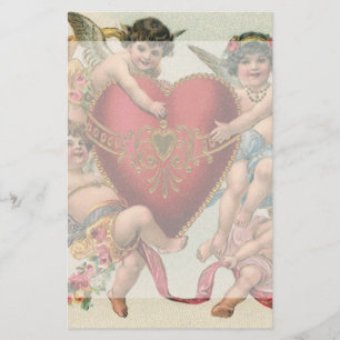 Tarjetas del día de San Valentín del Victorian d
