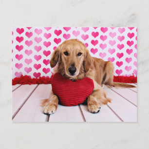 Tarjetas del día de San Valentín - golden