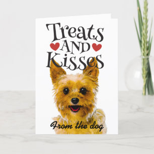 tarjetas del día de San Valentín golosinas y besos
