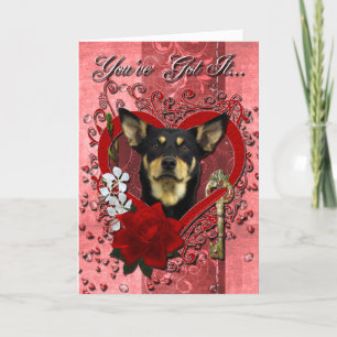 Tarjetas del día de San Valentín - llave a mi